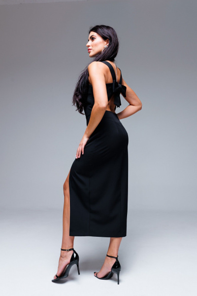 Платье COCKTAIL M111-1 черный - фото 3