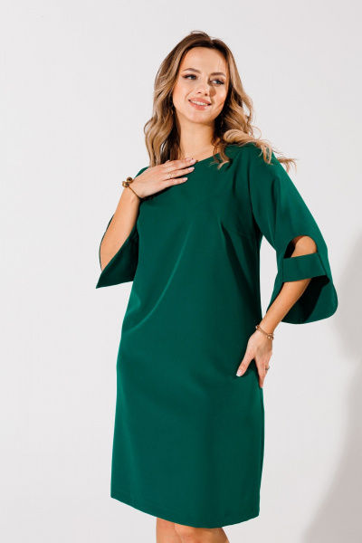 Платье Anelli 1447 зеленый - фото 6