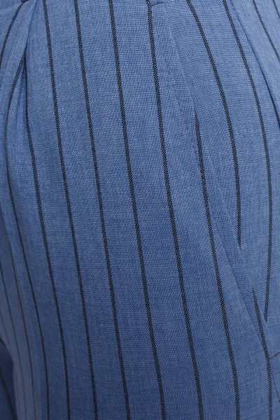 Брюки Дорофея 115 темно-голубой,черный - фото 4