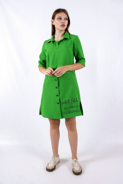 Платье Mita ЖМ1183 зеленый - фото 2