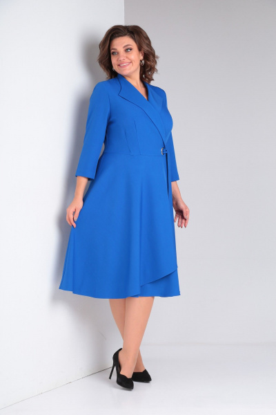 Платье Pocherk 1-015 светло-синий - фото 10