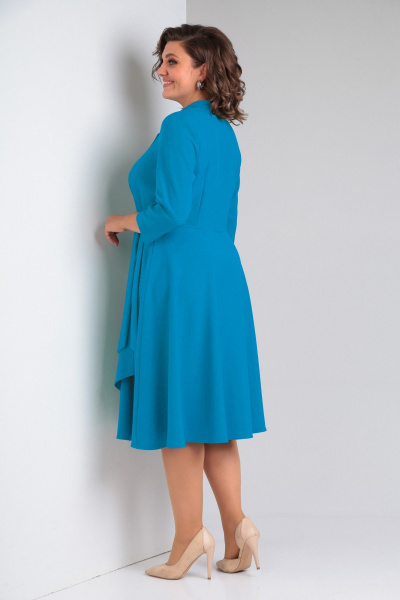 Платье Pocherk 1-015 небесно-голубой - фото 3