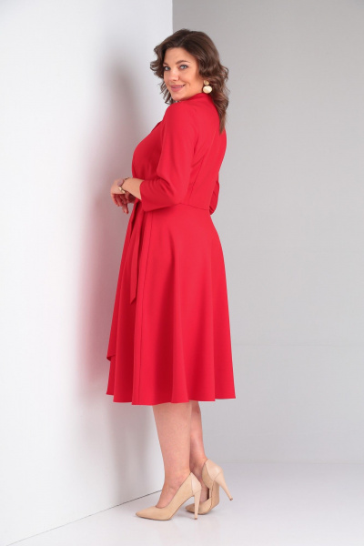 Платье Pocherk 1-015 красный - фото 11