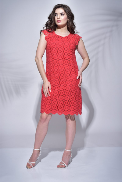 Платье Faufilure outlet С297 красный - фото 1