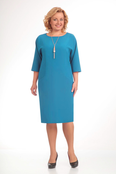 Платье ELGA 01-472 ярко-голубой - фото 1