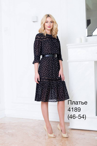 Платье Nalina 4189 черный - фото 1