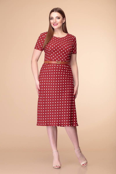Жакет, платье Romanovich Style 3-1989 красный/белый - фото 4