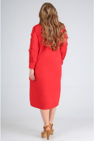 Платье Таир-Гранд 6547 красный - фото 4