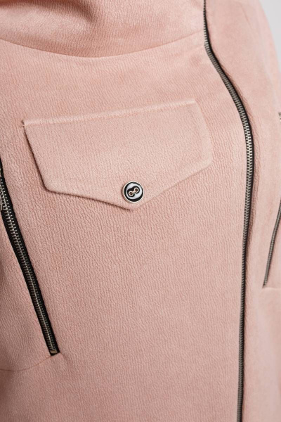 Пальто Дорофея 410 розовый - фото 3