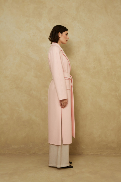 Пальто Elema 1-424-164 розовый - фото 3