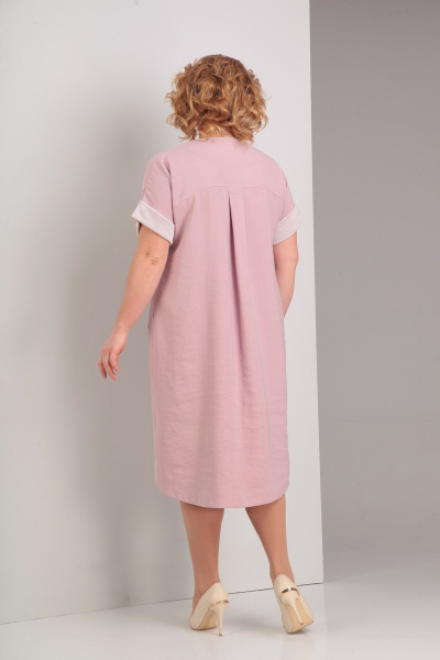 Платье Диомант 1277 розовый - фото 3