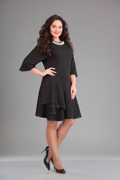 Платье IVA 972 черный - фото 1