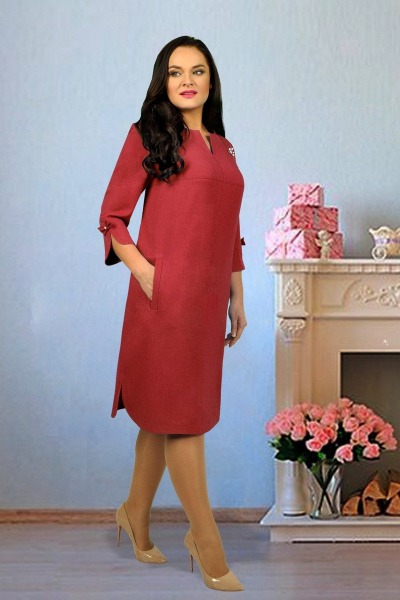 Платье Tensi 234 красный - фото 1