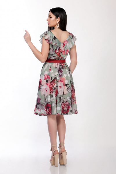 Платье LaKona 1279-1 мята-малина - фото 2
