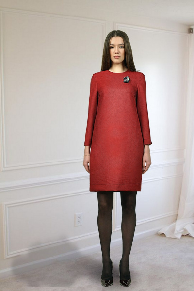 Платье Talia fashion Пл-078 красный - фото 2