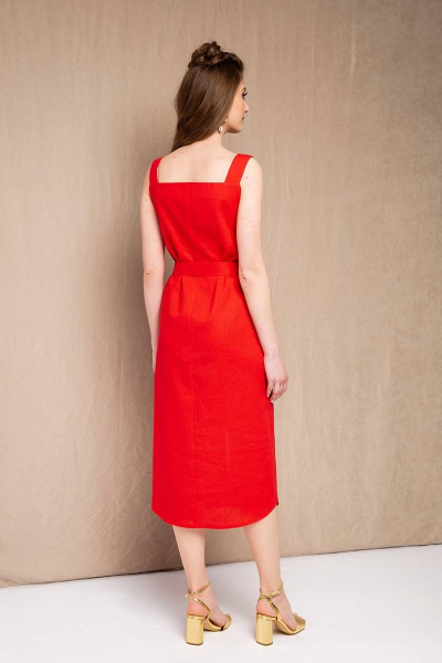 Платье Daloria 1658 красный - фото 2