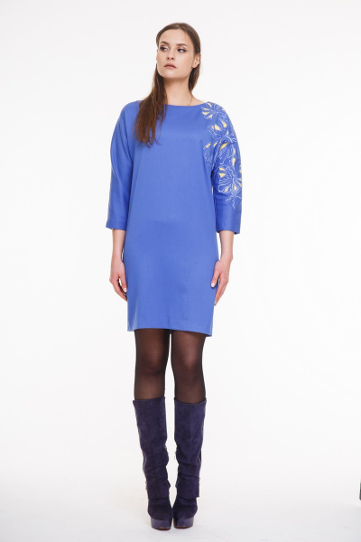 Платье AMORI 9278 голубой - фото 1