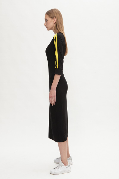 Платье GuliGuli П-131 черный+желтый - фото 2