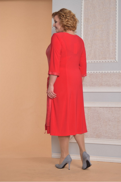 Платье Diomel 459 красный - фото 4