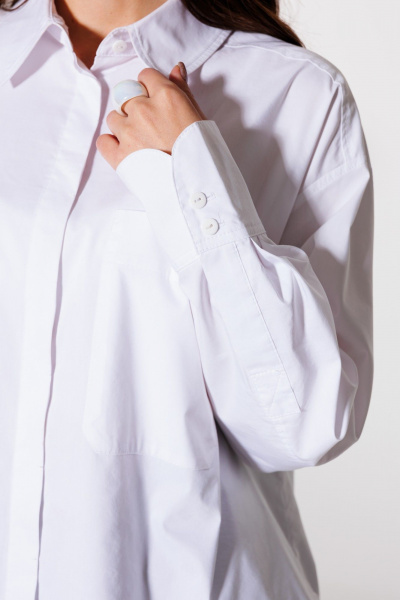 Блуза KOKOdea 211440.2 белый - фото 6