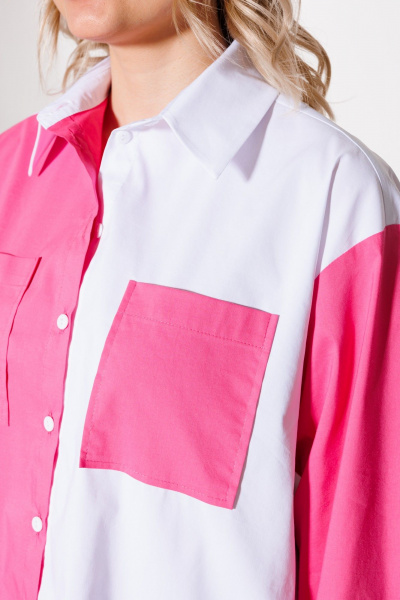 Блуза KOKOdea 4.14.1_бело-розовый - фото 5