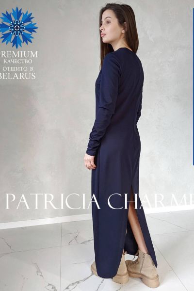Платье Patriciа 01-5624 темно-синий - фото 2