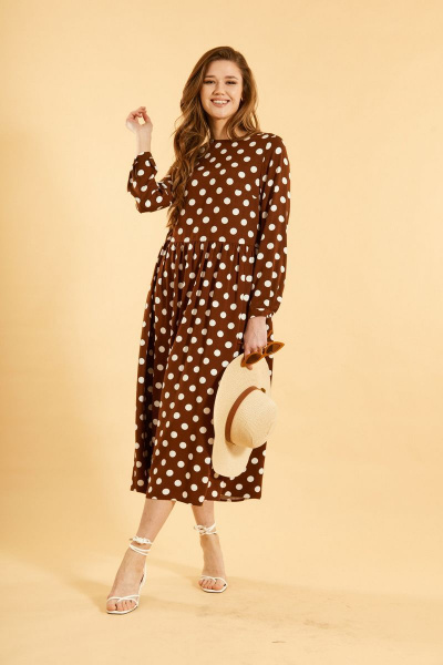 Платье Ertanno 2013 коричневый - фото 3