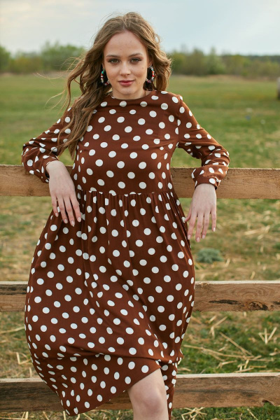 Платье Ertanno 2013 коричневый - фото 1