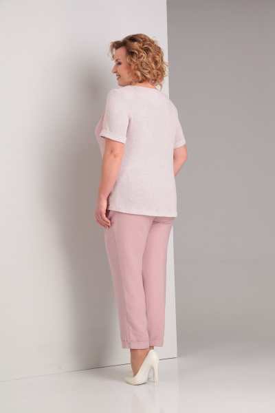Блуза, брюки Диомант 1278 розовый - фото 2