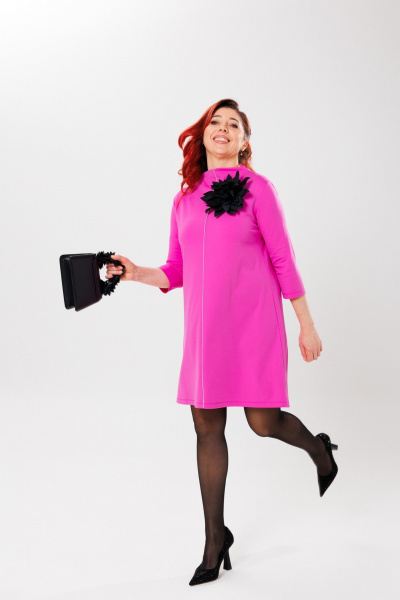Платье Mubliz 144 розовый - фото 15