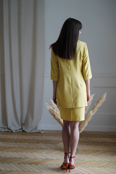Блуза, жакет, юбка Rishelie 781 желтый - фото 5