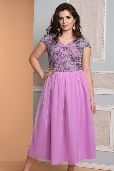 Платье Diomel 546 розовый - фото 1