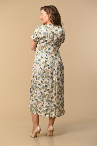Платье Lady Style Classic 1605/4 хаки - фото 3