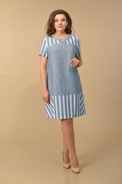 Платье Lady Style Classic 2035/4 синий - фото 1