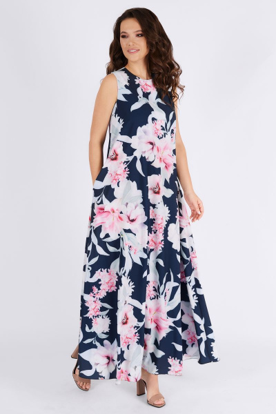 Платье Teffi Style L-1390 лилии - фото 1