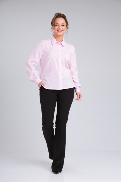 Блуза Lady Line 540 розовый - фото 2