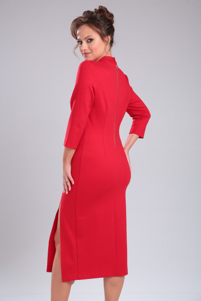 Платье Lady Line 560 красный - фото 6