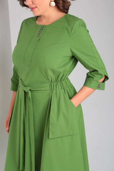 Платье Rishelie 930 зеленый - фото 4
