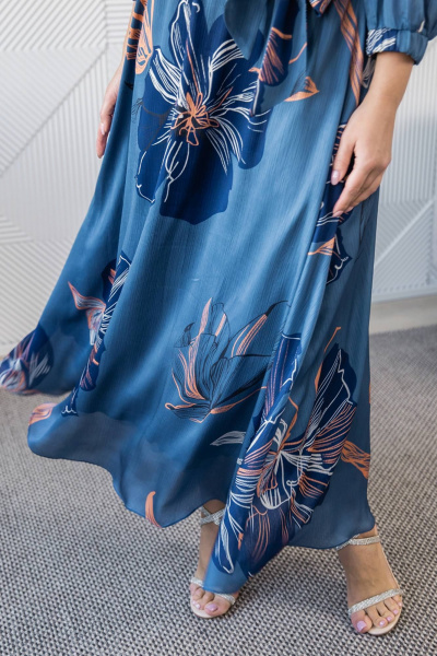Платье ASV 2643 синий - фото 5