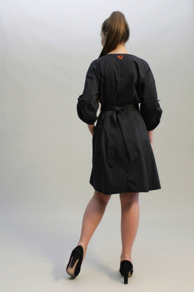 Платье Arisha 1292 черный - фото 9