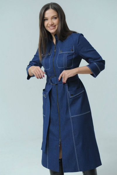 Платье Ma Сherie 4044 темно-синий - фото 8