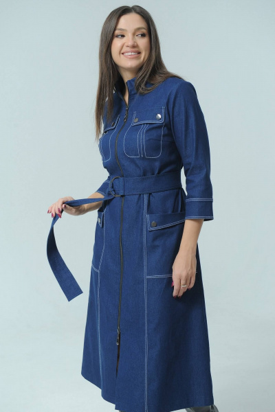 Платье Ma Сherie 4044 темно-синий - фото 2
