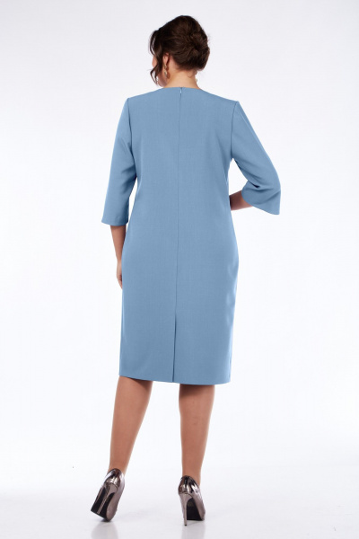 Платье Элль-стиль 2270 голубой - фото 3