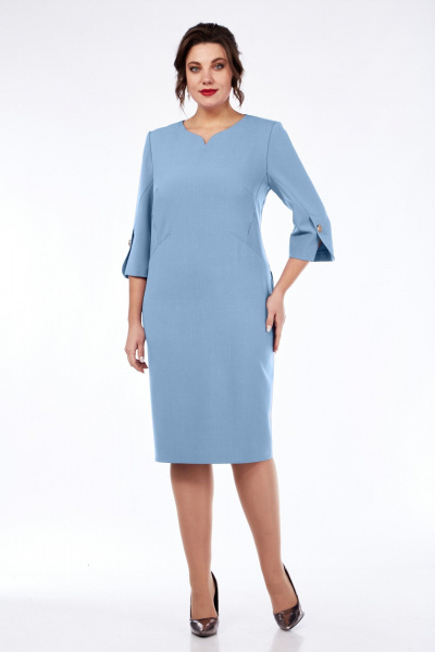 Платье Элль-стиль 2270 голубой - фото 1