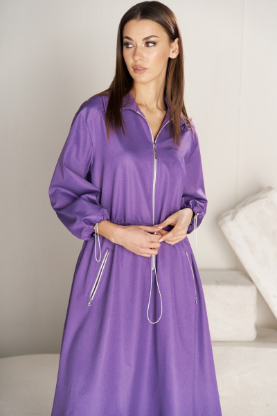 Платье Fantazia Mod 4635/1 фиолетовый - фото 3