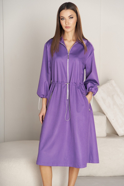 Платье Fantazia Mod 4635/1 фиолетовый - фото 2