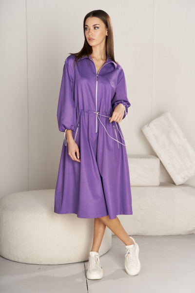 Платье Fantazia Mod 4635/1 фиолетовый - фото 1
