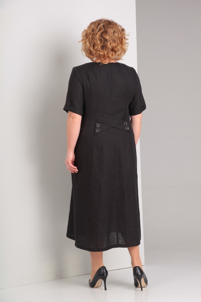 Платье Диомант 1280 черный - фото 3