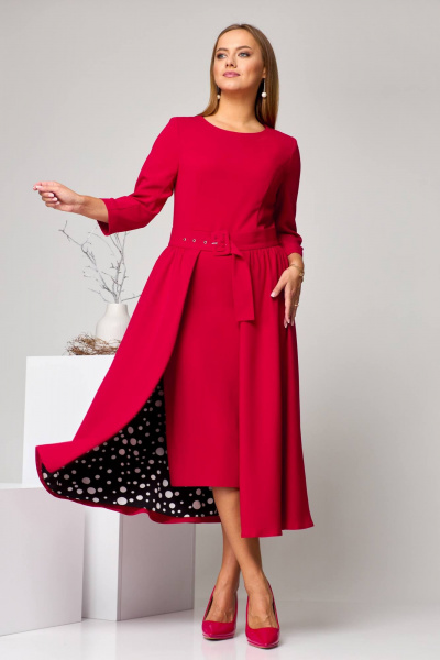 Платье, юбка Romanovich Style 3-2622 красный - фото 7