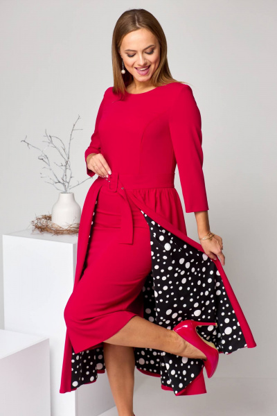Платье, юбка Romanovich Style 3-2622 красный - фото 10